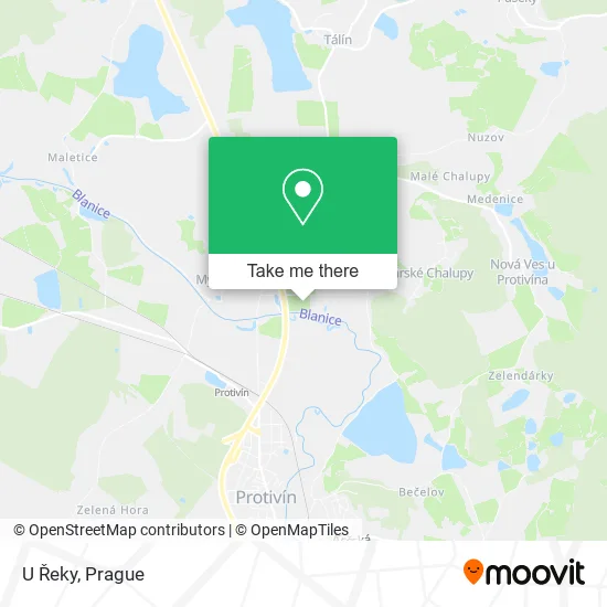 Карта U Řeky