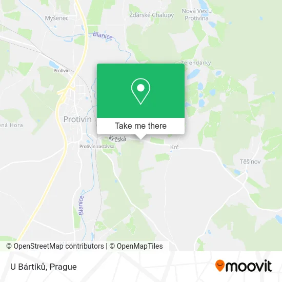 Карта U Bártíků