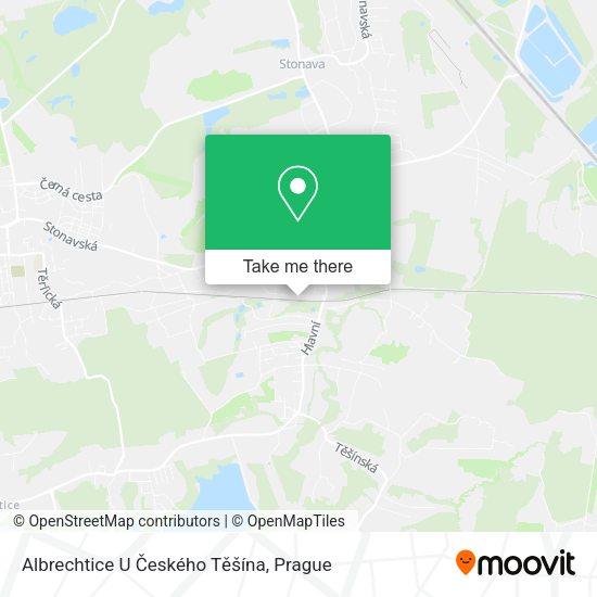 Albrechtice U Českého Těšína map