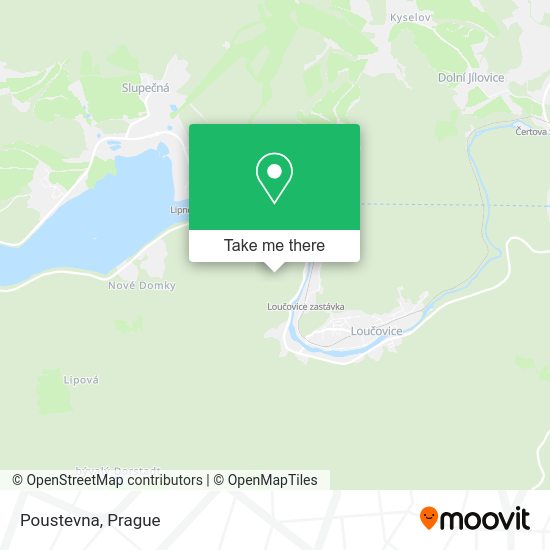 Карта Poustevna