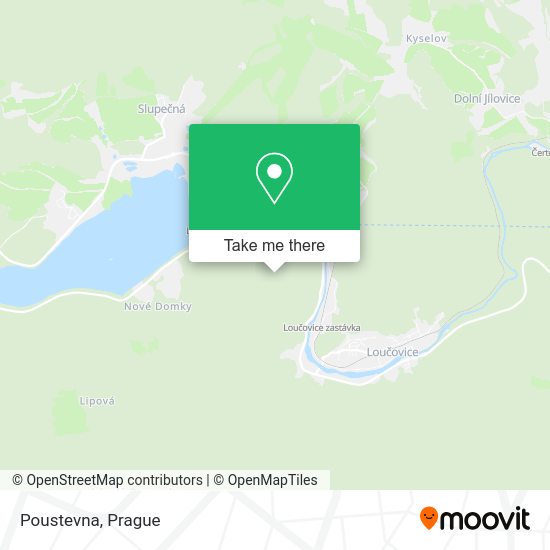Карта Poustevna