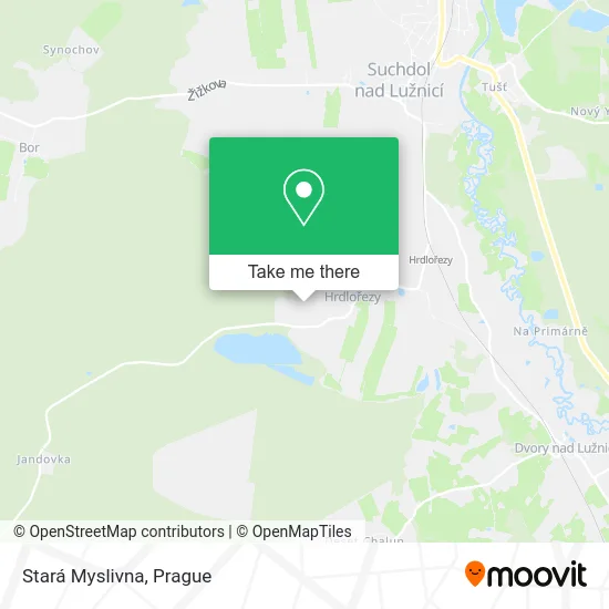 Карта Stará Myslivna