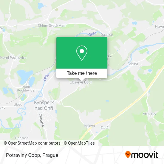 Карта Potraviny Coop