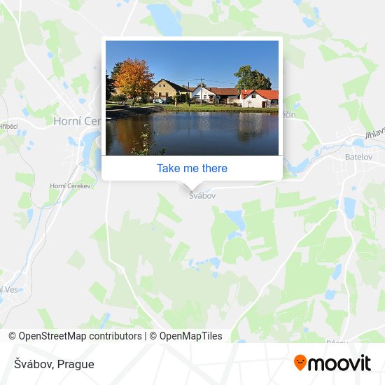 Карта Švábov