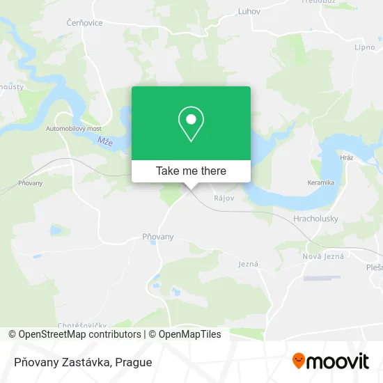 Карта Pňovany Zastávka