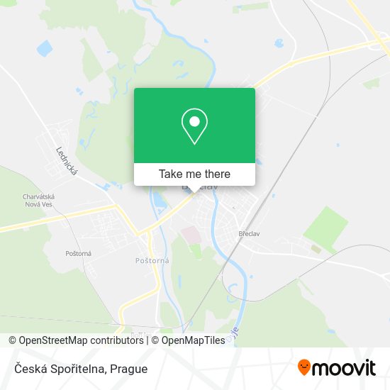 Česká Spořitelna map