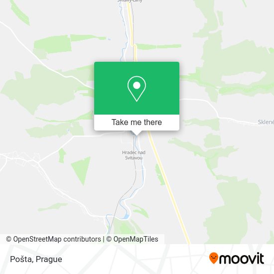 Карта Pošta