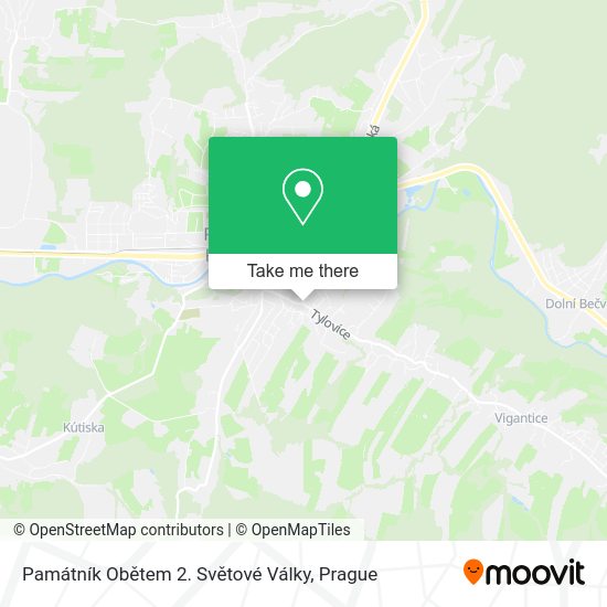 Památník Obětem 2. Světové Války map