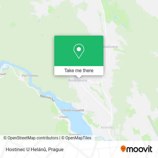Карта Hostinec U Helánů