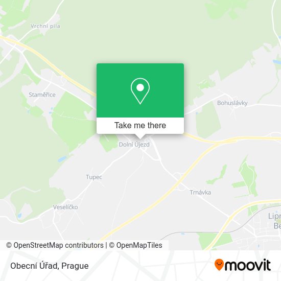 Obecní Úřad map