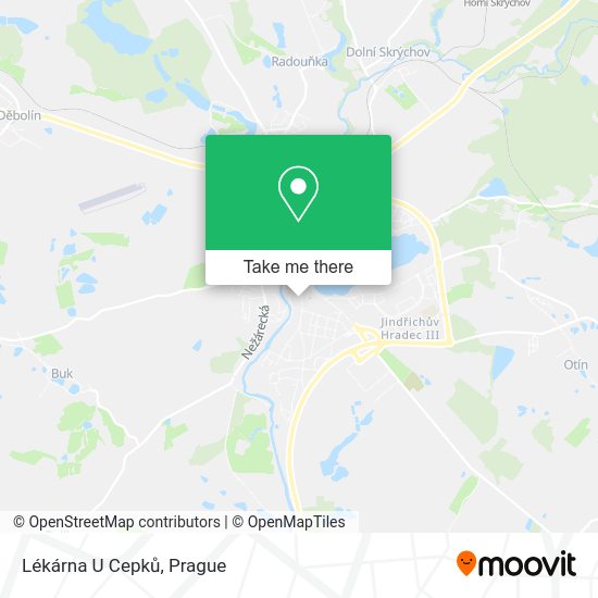 Lékárna U Cepků map
