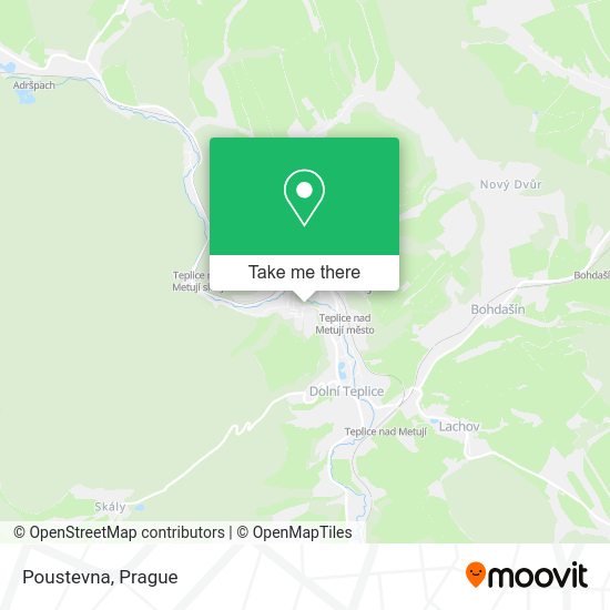 Карта Poustevna