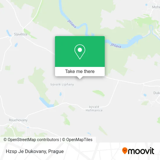 Карта Hzsp Je Dukovany