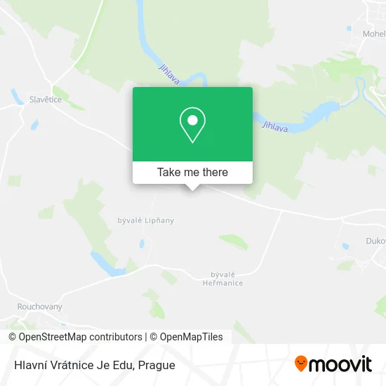 Карта Hlavní Vrátnice Je Edu