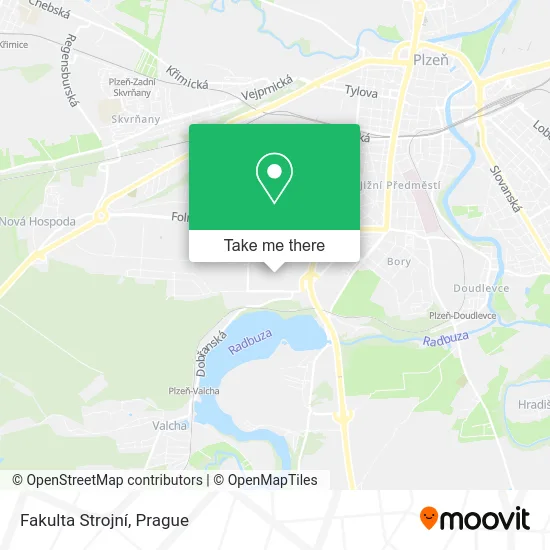 Fakulta Strojní map