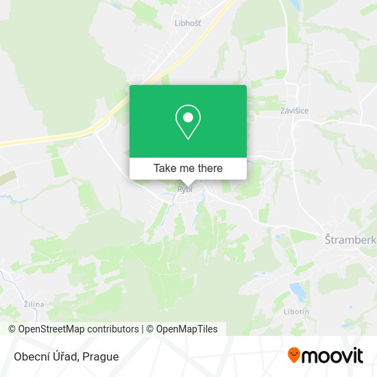 Obecní Úřad map