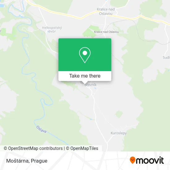 Карта Moštárna