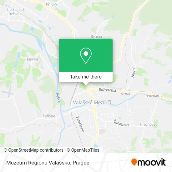 Карта Muzeum Regionu Valašsko