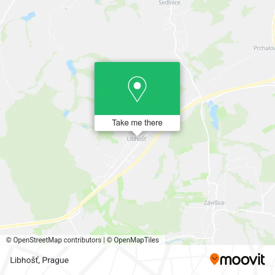 Карта Libhošť