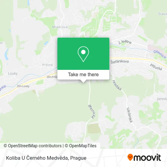 Карта Koliba U Černého Medvěda