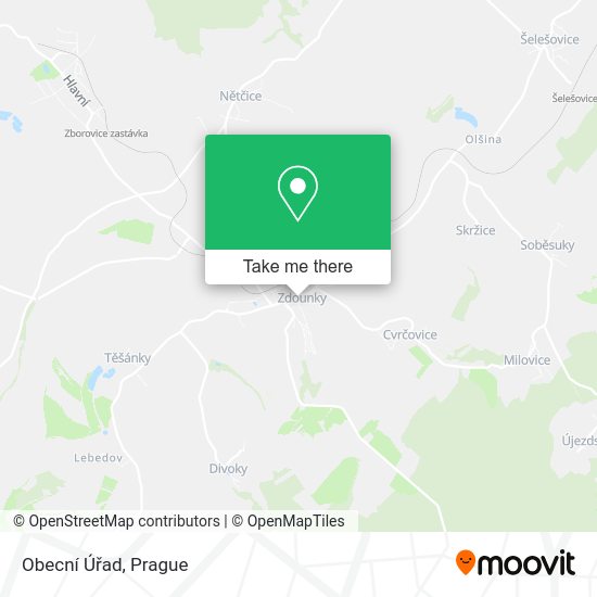 Obecní Úřad map