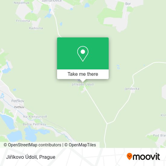 Jiříkovo Údolí map