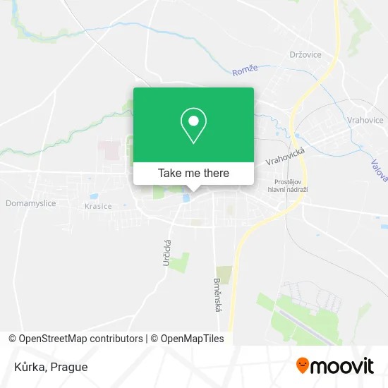 Kůrka map