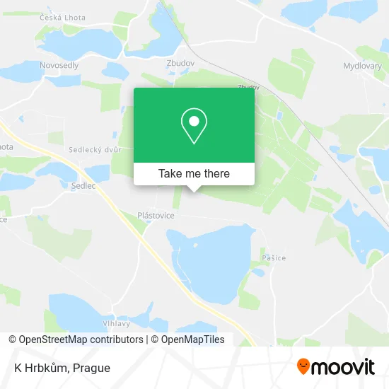 Карта K Hrbkům
