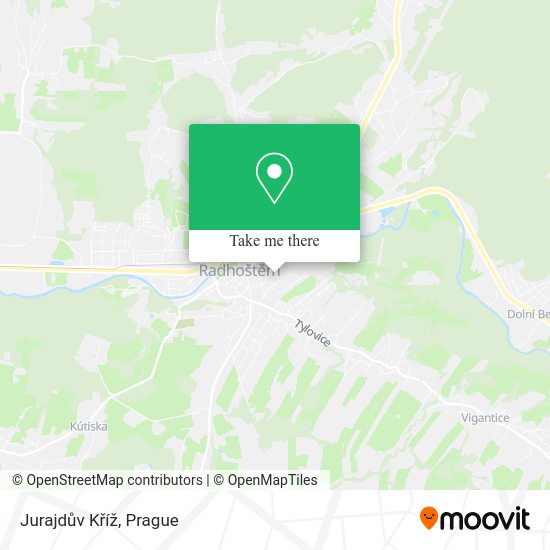 Jurajdův Kříž map