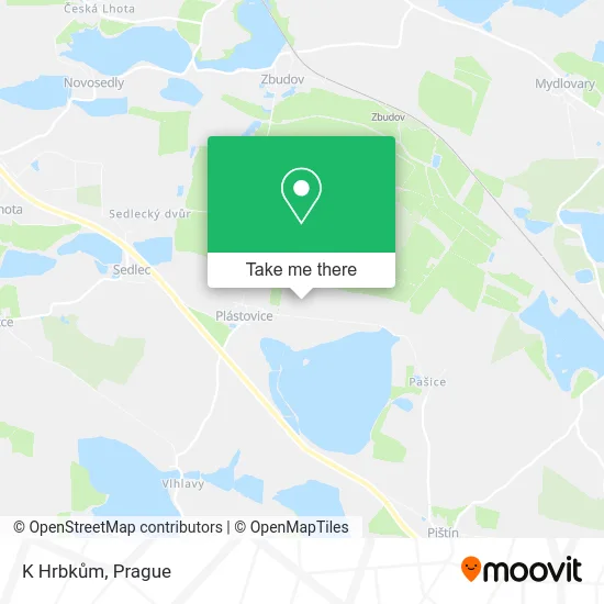 Карта K Hrbkům