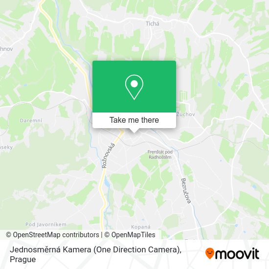 Jednosměrná Kamera (One Direction Camera) map