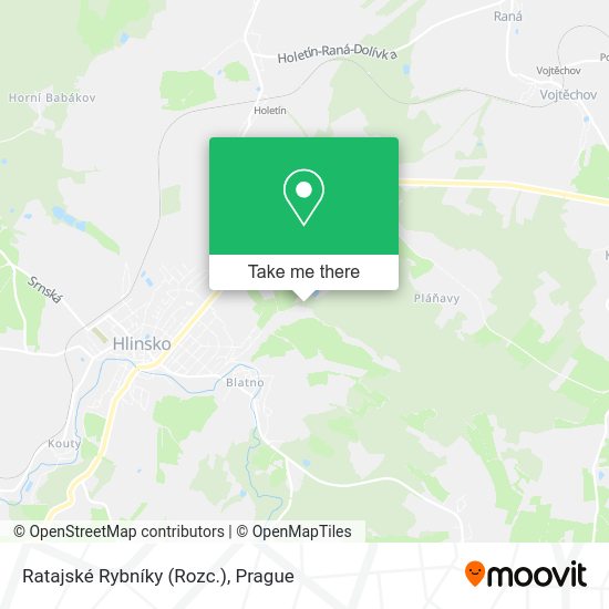 Ratajské Rybníky (Rozc.) map