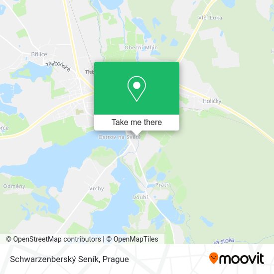 Schwarzenberský Seník map