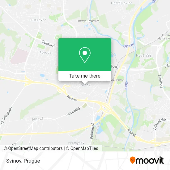 Карта Svinov