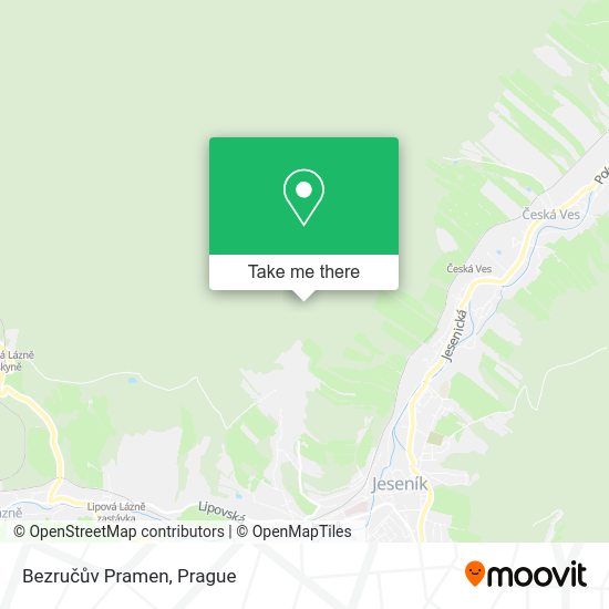Bezručův Pramen map