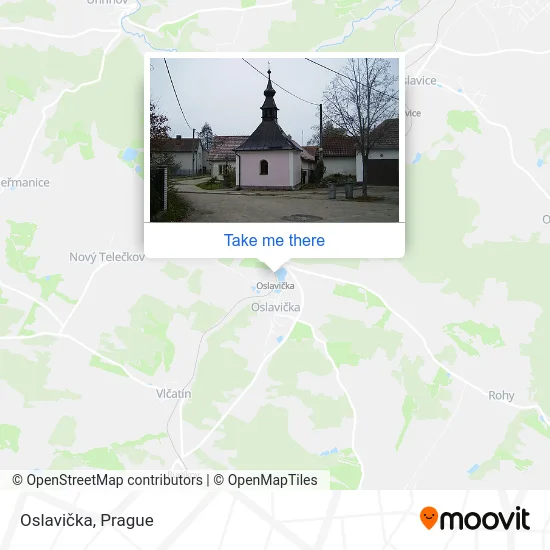 Карта Oslavička
