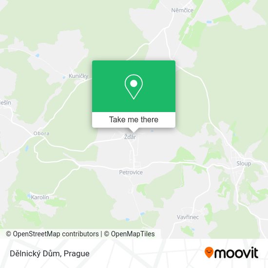 Dělnický Dům map