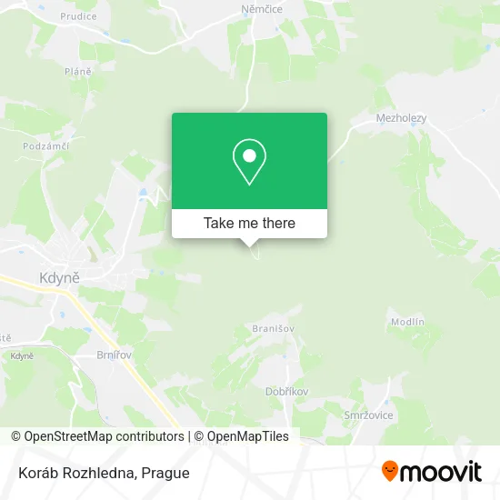 Карта Koráb Rozhledna