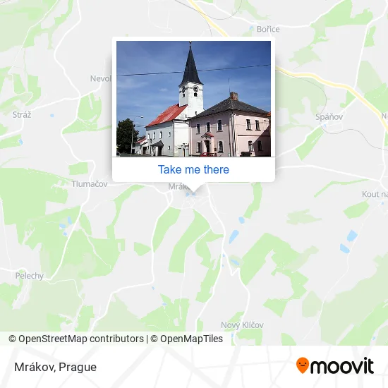 Карта Mrákov