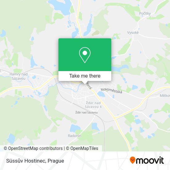 Süssův Hostinec map