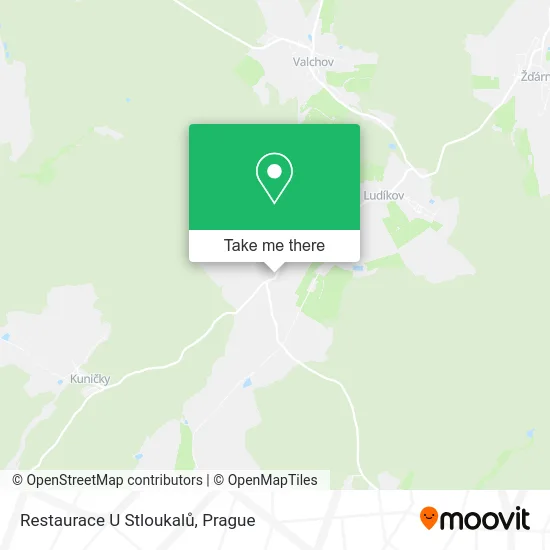 Карта Restaurace U Stloukalů