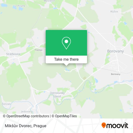 Mikšův Dvorec map