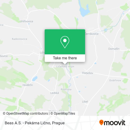 Beas A.S. - Pekárna Lično map
