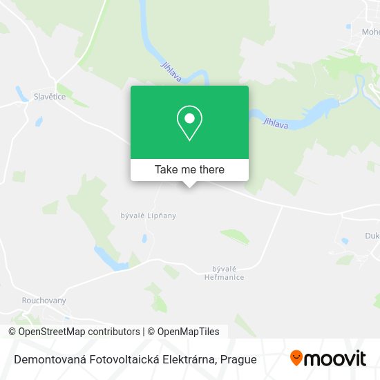 Demontovaná Fotovoltaická Elektrárna map