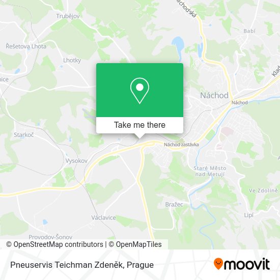 Pneuservis Teichman Zdeněk map