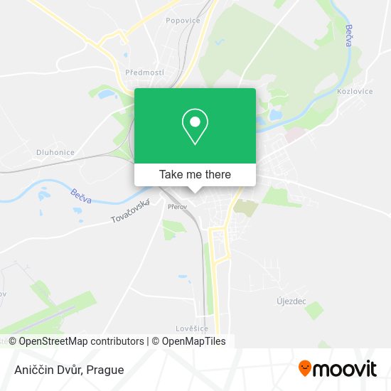 Aniččin Dvůr map