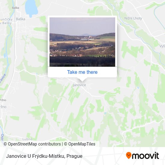 Janovice U Frýdku-Místku map
