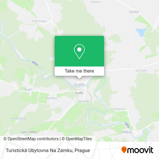 Turistická Ubytovna Na Zámku map