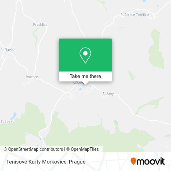 Tenisové Kurty Morkovice map