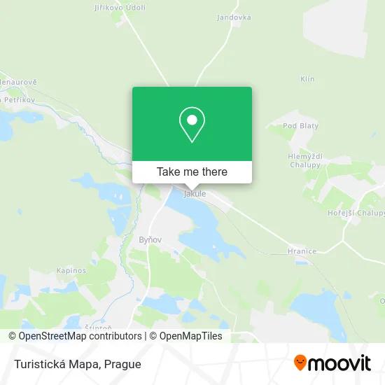 Карта Turistická Mapa